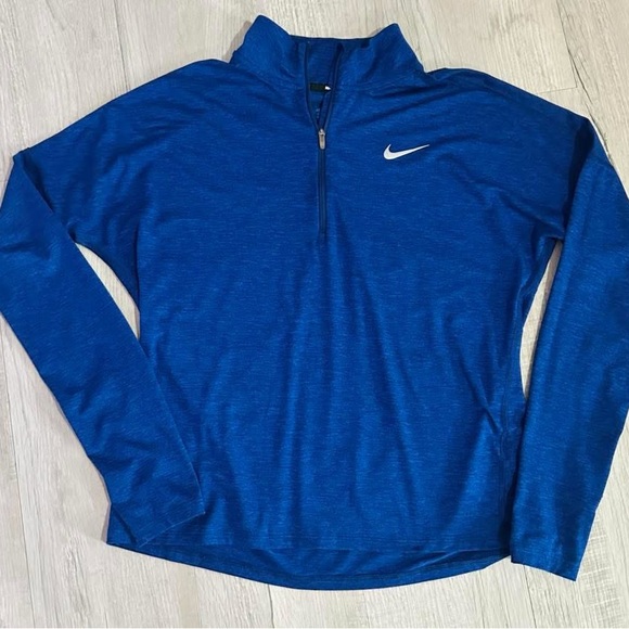 Nike Royal Blue Half-Zip Top - Picture 1 of 1